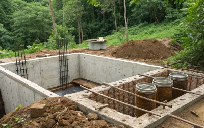 A Pro’s Guide: Concrete Septic Tank Design with Dimensions